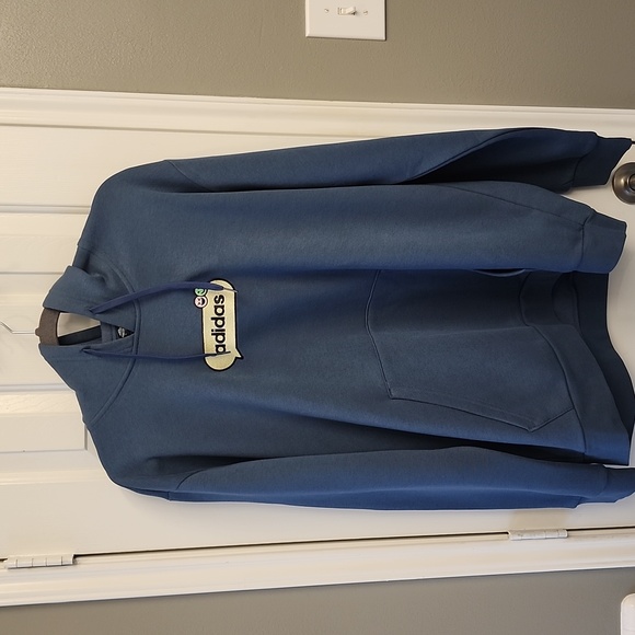 Adidas Men's Navy Blue Emoji Sweatshirt Hoodie Smiley Face Size XL - Picture 1 of 11